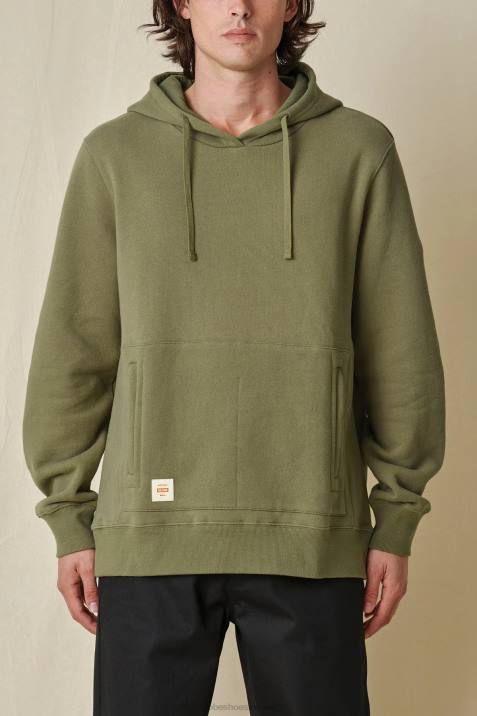 Globe Brand Burly Hoodie V64D322 Clothing Olive