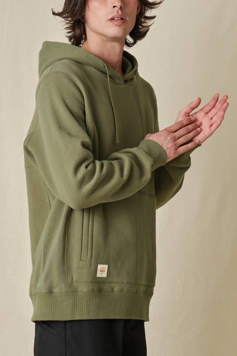 Globe Brand Burly Hoodie V64D322 Clothing Olive