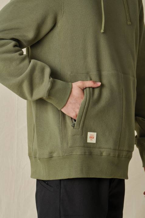 Globe Brand Burly Hoodie V64D322 Clothing Olive