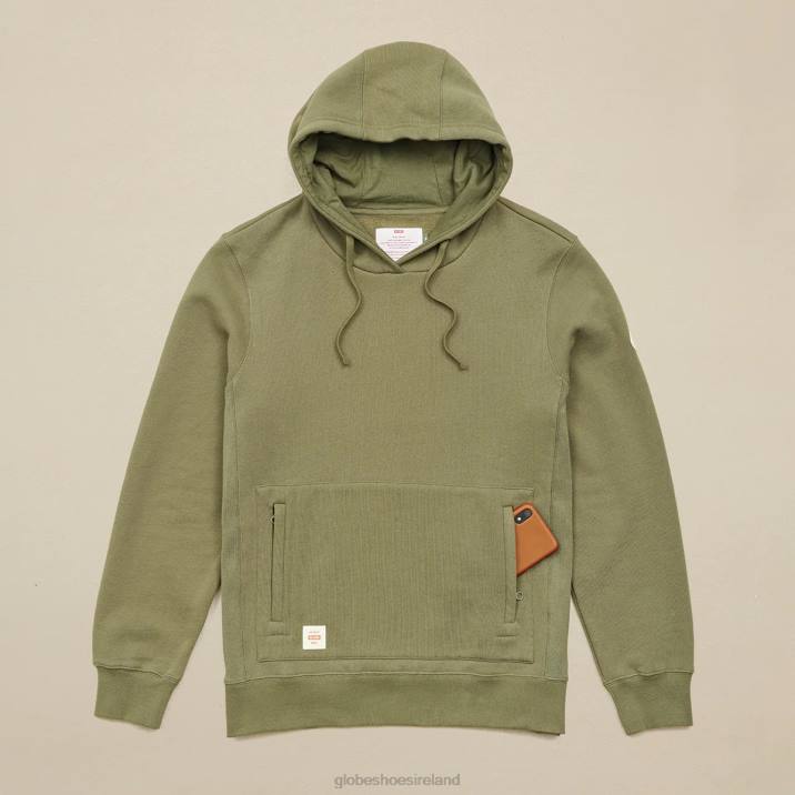 Globe Brand Burly Hoodie V64D322 Clothing Olive