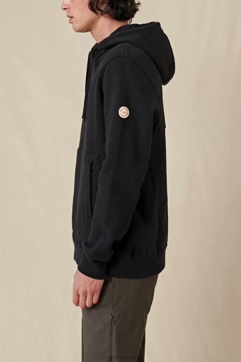 Globe Brand Burly Hoodie V64D323 Clothing Black