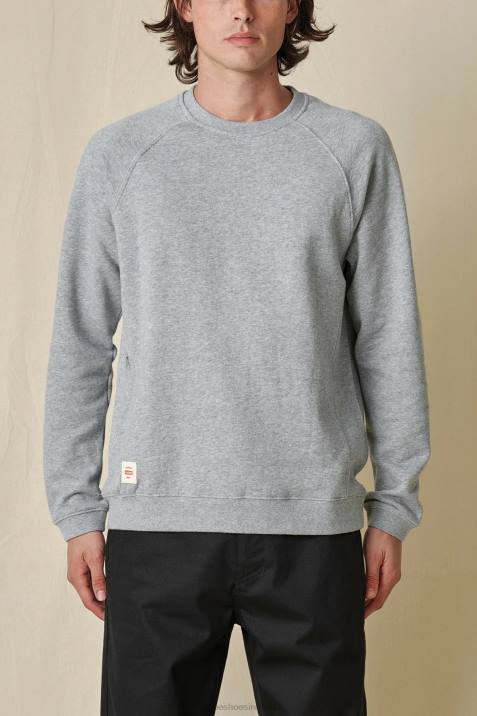 Globe Brand Traveller Crew V64D326 Clothing Grey Marle