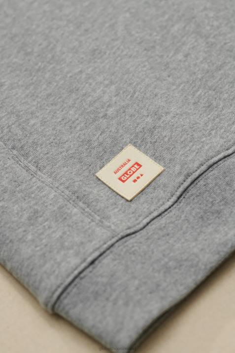 Globe Brand Traveller Crew V64D326 Clothing Grey Marle
