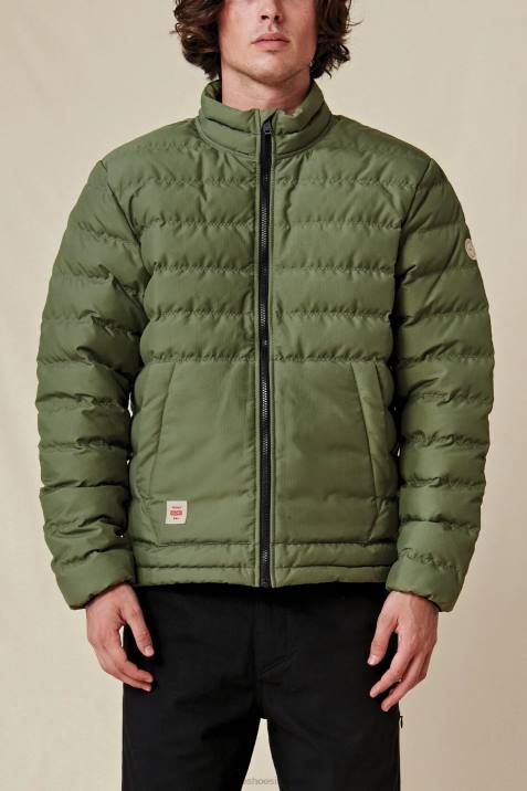 Globe Brand Prime Down Jacket V64D336 Clothing Olive