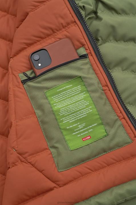 Globe Brand Prime Down Jacket V64D336 Clothing Olive