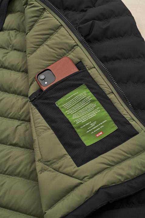 Globe Brand Prime Down Jacket V64D337 Clothing BLACK