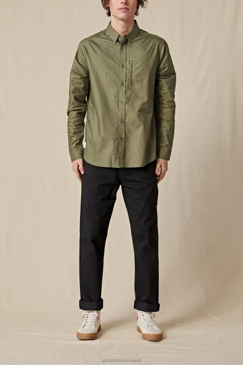 Globe Brand Foundation L/S Shirt V64D318 Clothing Olive
