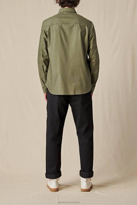 Globe Brand Foundation L/S Shirt V64D318 Clothing Olive