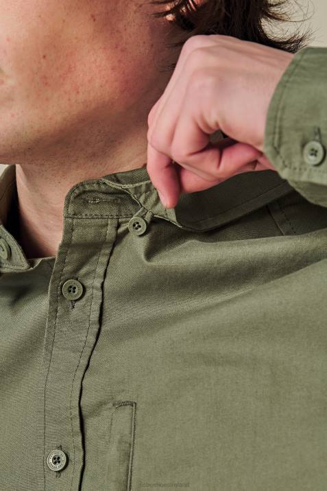 Globe Brand Foundation L/S Shirt V64D318 Clothing Olive