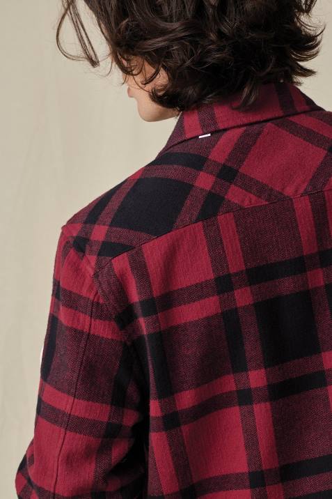 Globe Brand Wanderer Shacket V64D315 Clothing Rhubarb