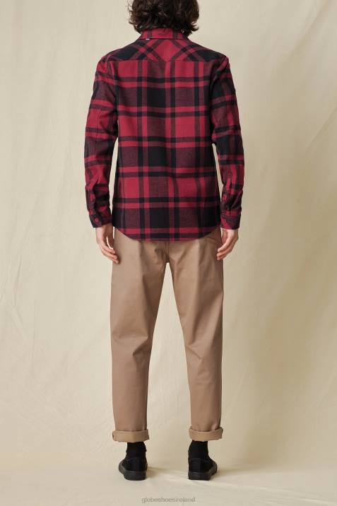 Globe Brand Wanderer Shacket V64D315 Clothing Rhubarb