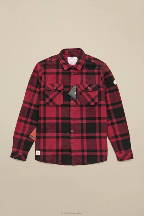 Globe Brand Wanderer Shacket V64D315 Clothing Rhubarb