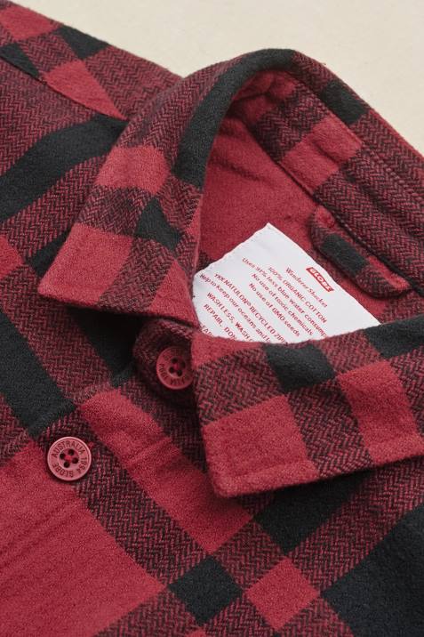 Globe Brand Wanderer Shacket V64D315 Clothing Rhubarb