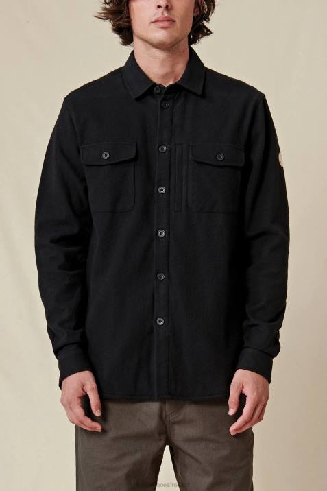 Globe Brand Wanderer Shacket V64D316 Clothing Black