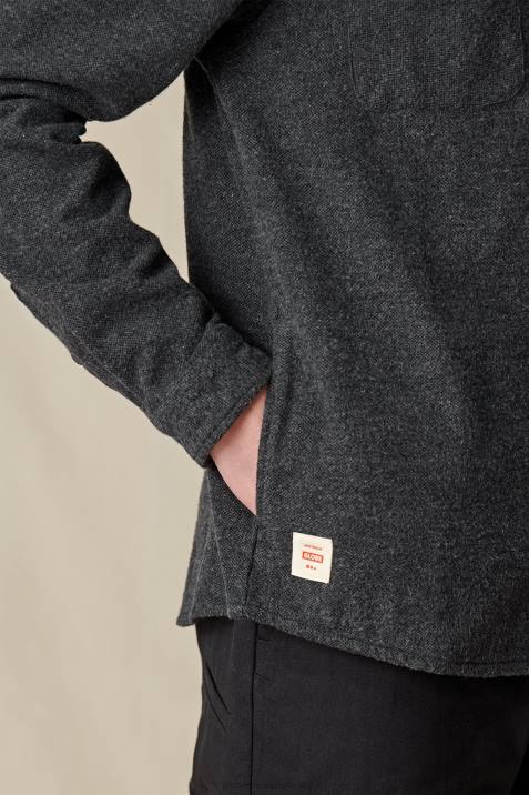 Globe Brand Wanderer Shacket V64D320 Clothing Charcoal