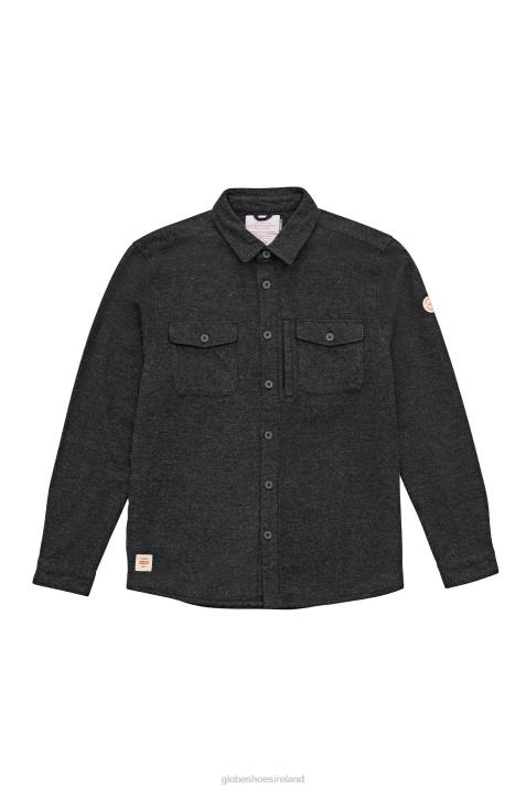 Globe Brand Wanderer Shacket V64D320 Clothing Charcoal