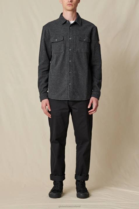 Globe Brand Wanderer Shacket V64D320 Clothing Charcoal