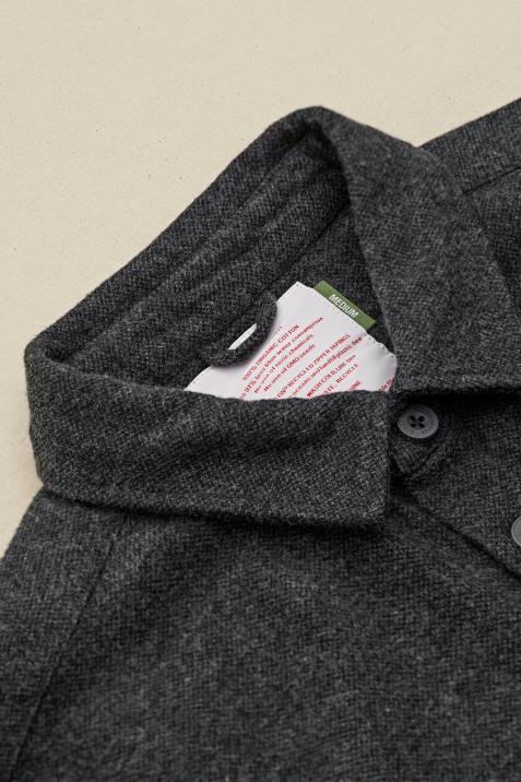 Globe Brand Wanderer Shacket V64D320 Clothing Charcoal