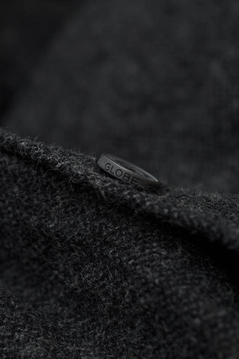 Globe Brand Wanderer Shacket V64D320 Clothing Charcoal