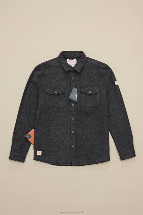 Globe Brand Wanderer Shacket V64D320 Clothing Charcoal