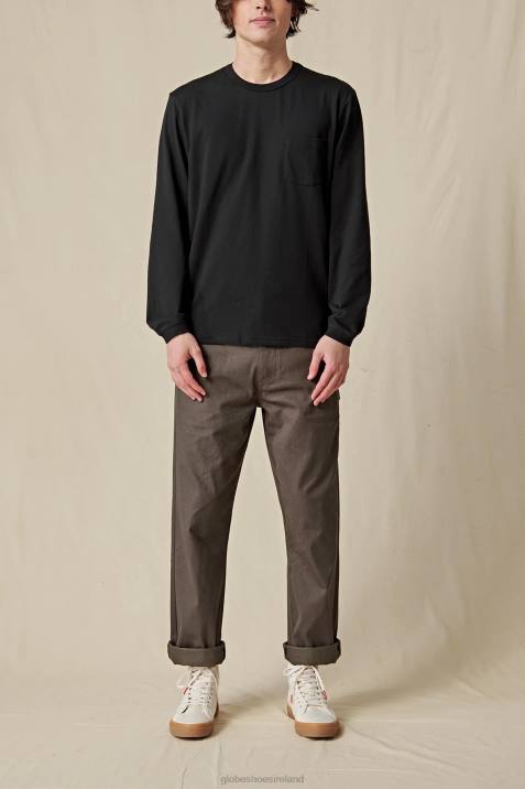 Globe Brand Every Damn Day LS Tee V64D294 Clothing Black