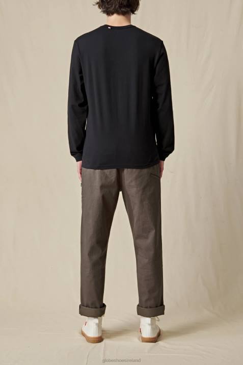 Globe Brand Every Damn Day LS Tee V64D294 Clothing Black