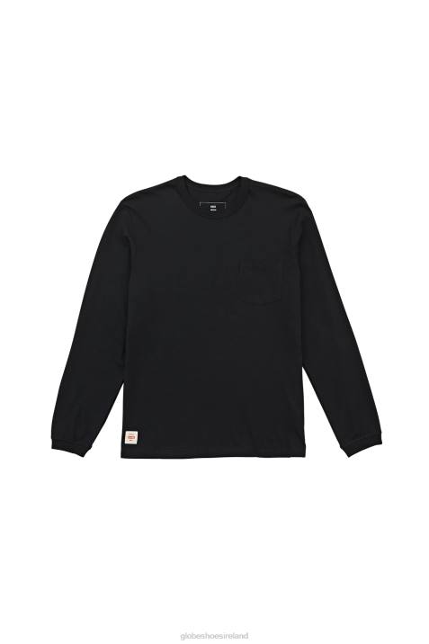 Globe Brand Every Damn Day LS Tee V64D294 Clothing Black