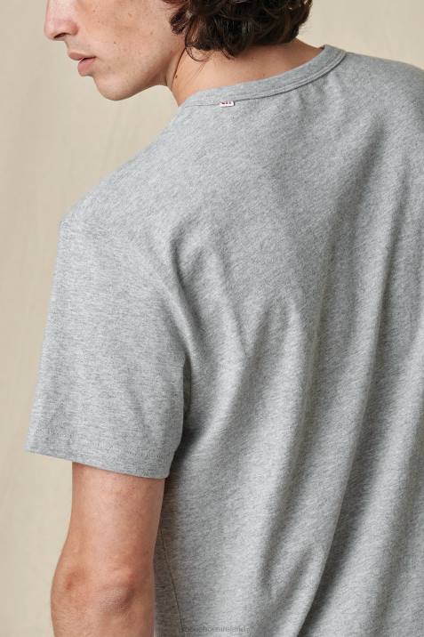 Globe Brand Every Damn Day Tee V64D289 Clothing Grey Marle