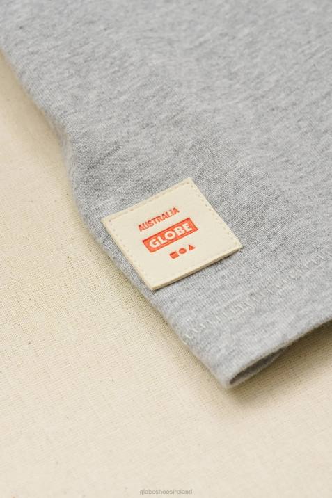 Globe Brand Every Damn Day Tee V64D289 Clothing Grey Marle