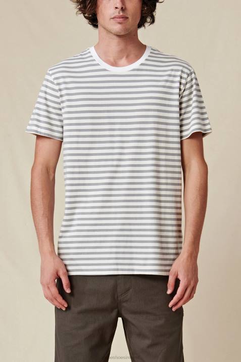 Globe Brand Horizon Striped Tee V64D292 Clothing White