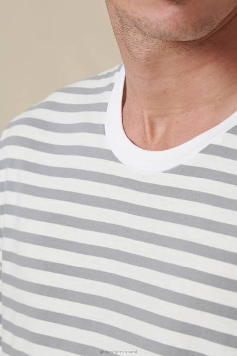 Globe Brand Horizon Striped Tee V64D292 Clothing White