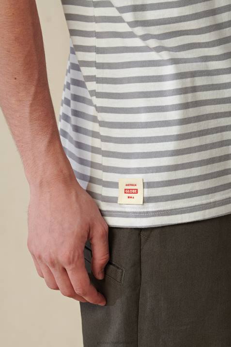 Globe Brand Horizon Striped Tee V64D292 Clothing White