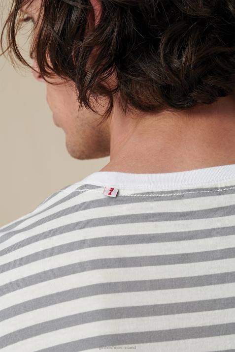 Globe Brand Horizon Striped Tee V64D292 Clothing White