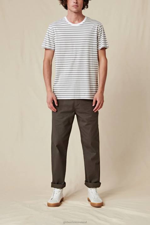 Globe Brand Horizon Striped Tee V64D292 Clothing White