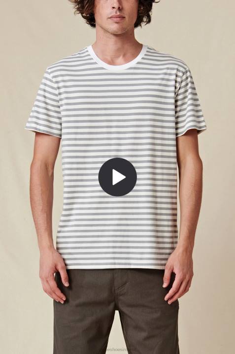 Globe Brand Horizon Striped Tee V64D292 Clothing White