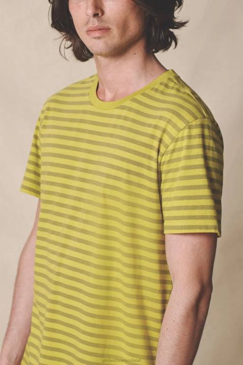 Globe Brand Horizon Striped Tee V64D306 Clothing Acid Lime