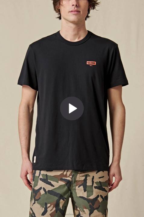 Globe Brand Living Low Velocity Tee V64D291 Clothing Black