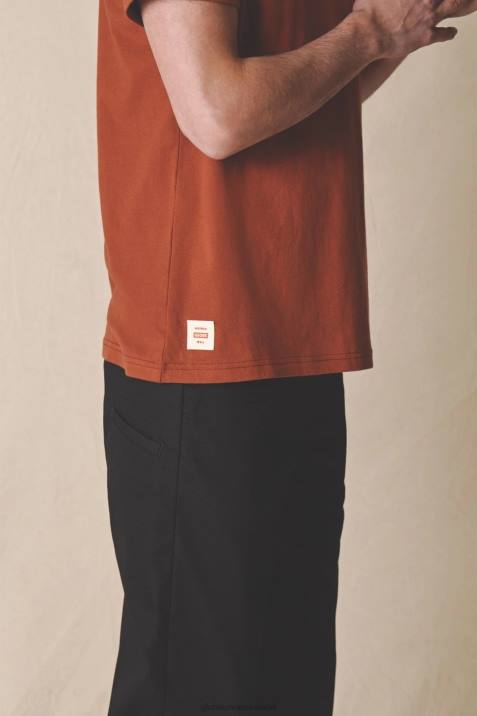Globe Brand Living Low Velocity Tee V64D307 Clothing Dark Walnut