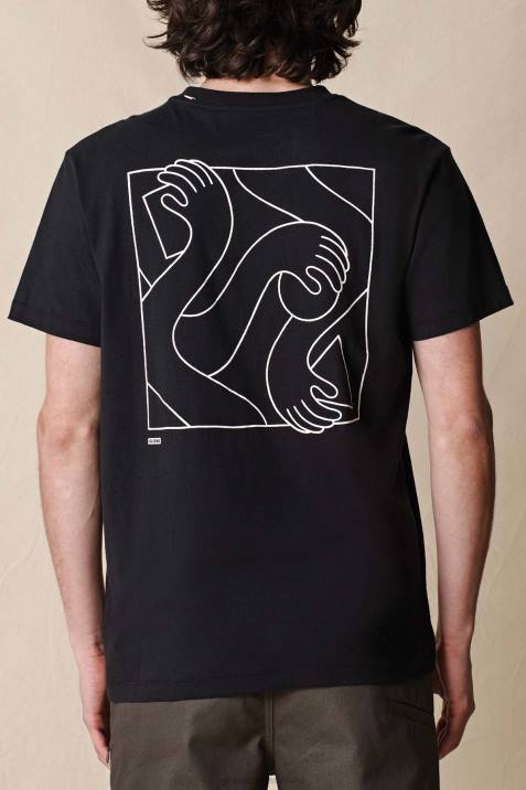 Globe Brand Stacks On Tee V64D302 Clothing Black