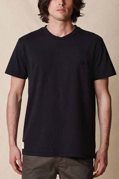Globe Brand Stacks On Tee V64D302 Clothing Black