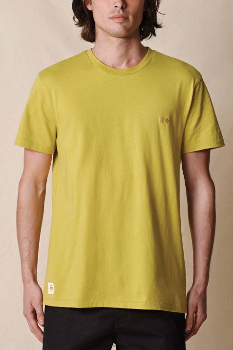 Globe Brand Stacks On Tee V64D305 Clothing Acid Lime