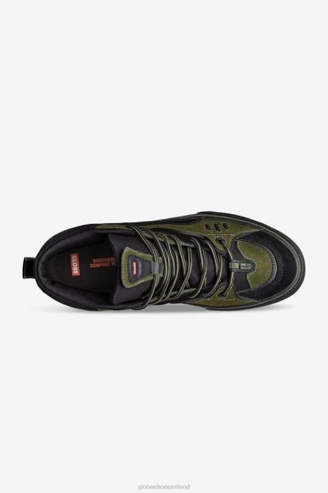 Globe Brand Dimension V64D86 Shoes Black/Moss/Summit