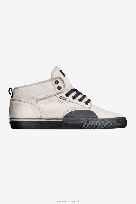 Globe Brand Motley Mid V64D84 Shoes Off White/Black/Plus