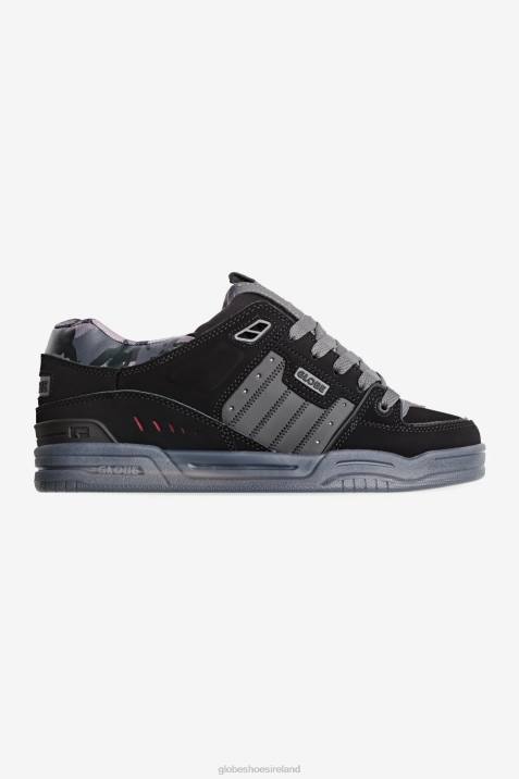 Globe Brand Fusion V64D43 Shoes Black/Clear/Camo