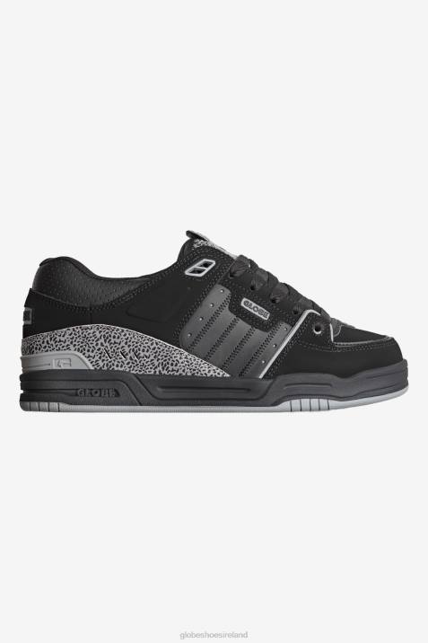 Globe Brand Fusion V64D66 Shoes Black/Grey Stipple