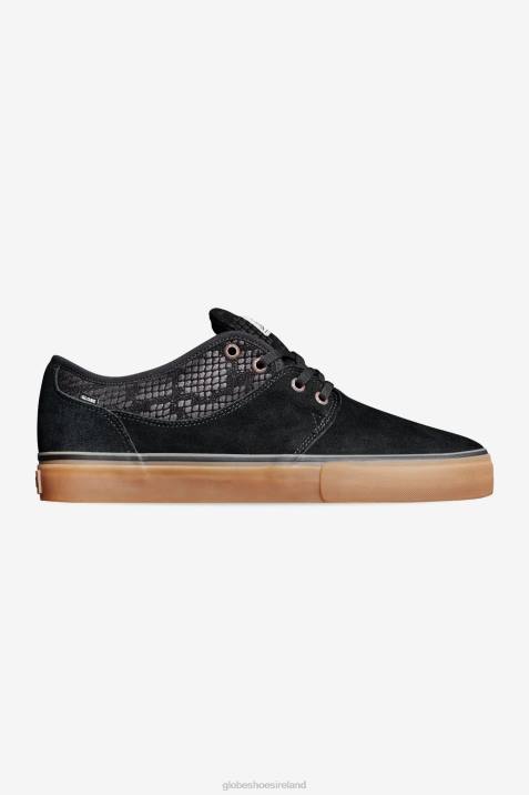 Globe Brand Mahalo V64D82 Shoes Black/Snake/Gum