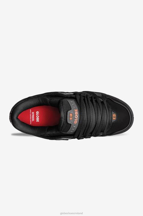 Globe Brand Sabre V64D46 Shoes Black/Charcoal/Red