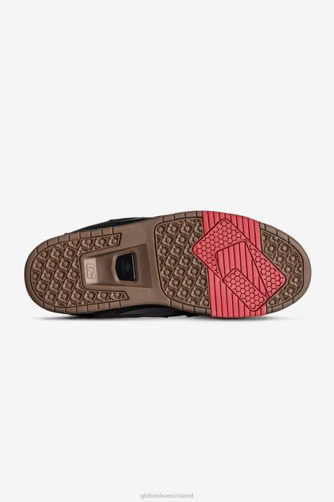 Globe Brand Sabre V64D46 Shoes Black/Charcoal/Red