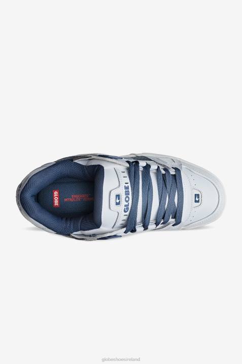 Globe Brand Sabre V64D55 Shoes White/Blue/Gum