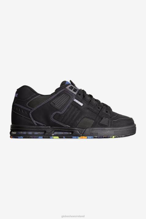 Globe Brand Sabre V64D79 Shoes Black/Lilac/Mosaic